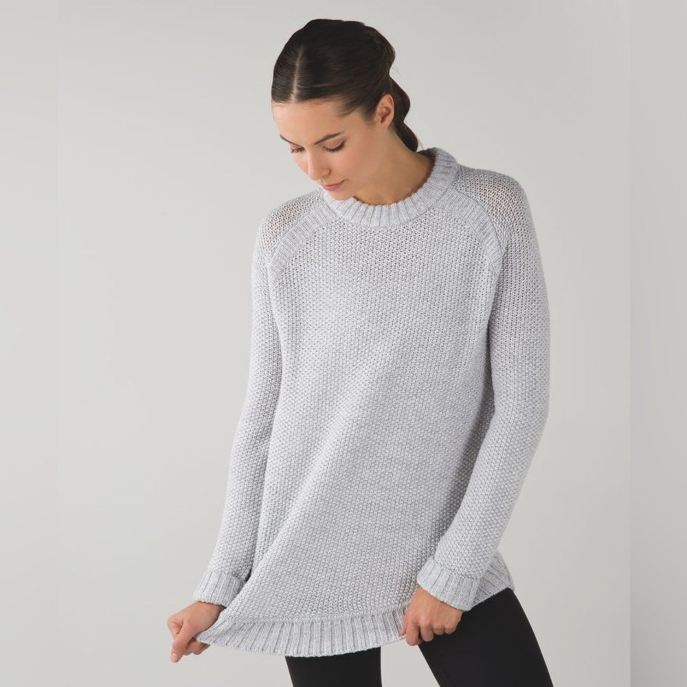 Lululemon Knit Gray Women's Sweater - Picture 7 of 7